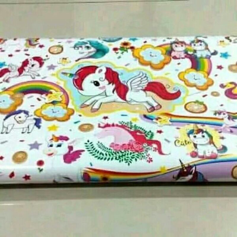 

kertas kado unicorn hello kitty tsum tsum mickey mini mouse