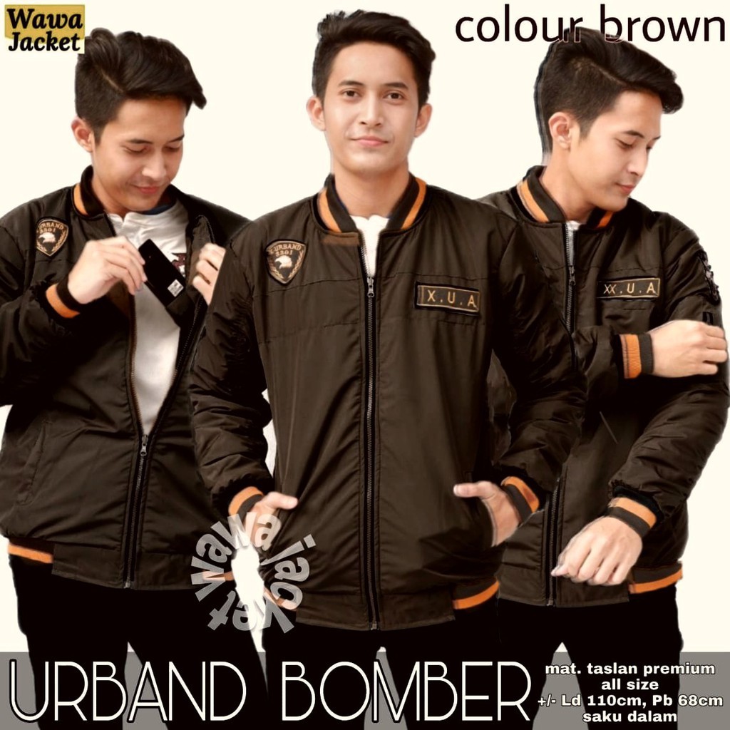 Urband Legend XUA - Jaket Bomber Pria Wanita Unisex | Baju PakaianMurah Premium by WAWA JACKET (COD)