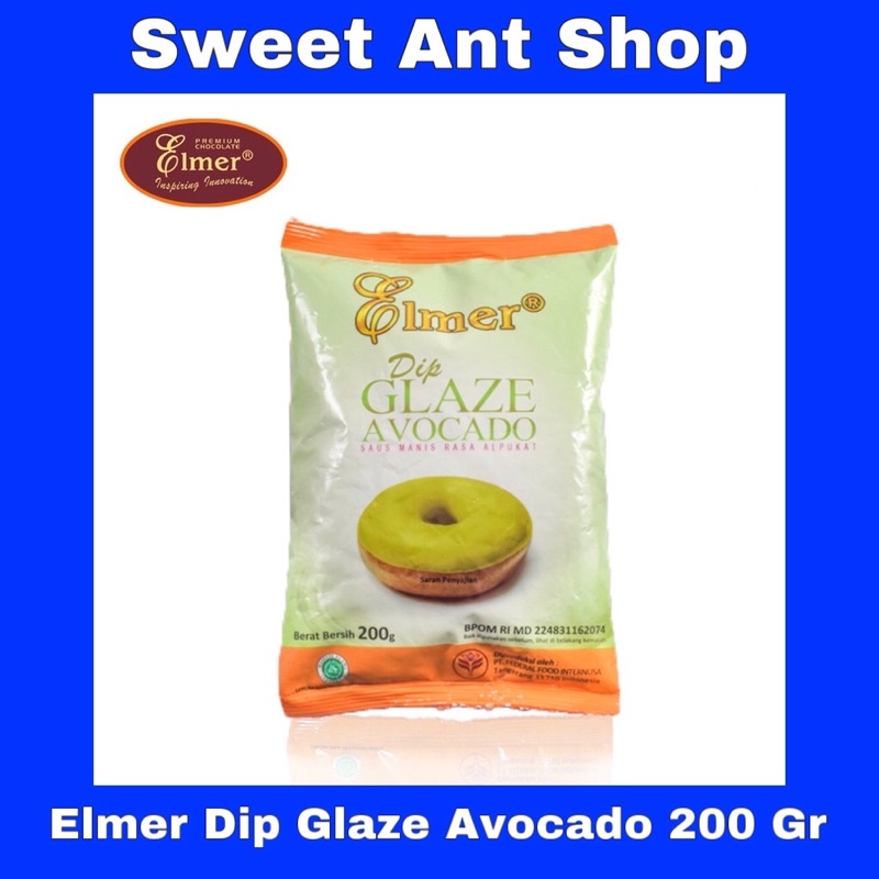 Elmer Dip Glaze Avocado 200 Gr