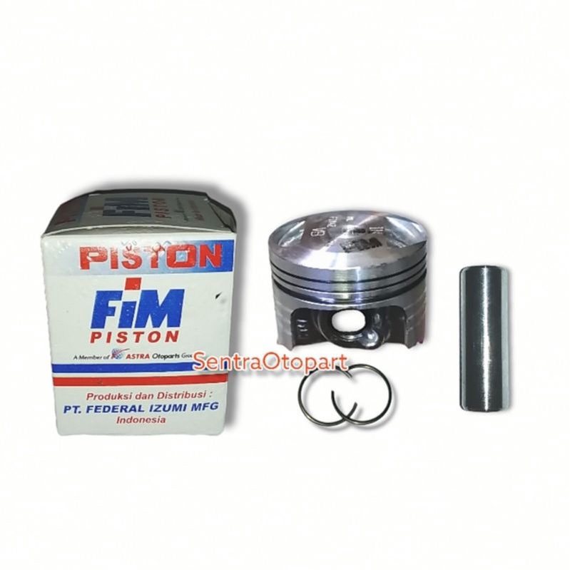 Piston seher kit beat scoopy spacy karbu injeksi stater kasar oversize 50 fim