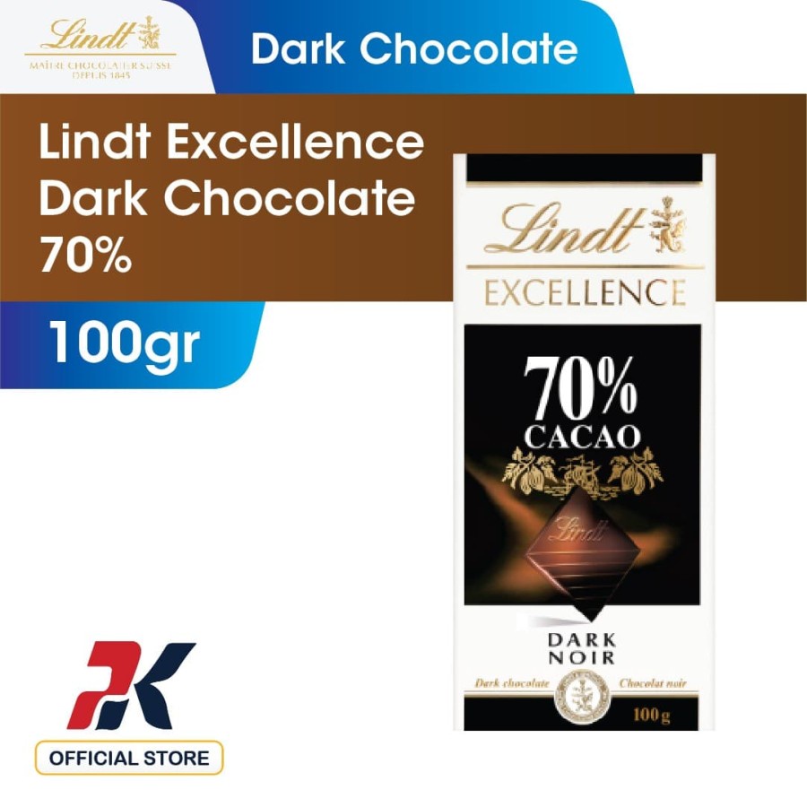 

Lindt Excellence Dark Chocolate 70% 100gr