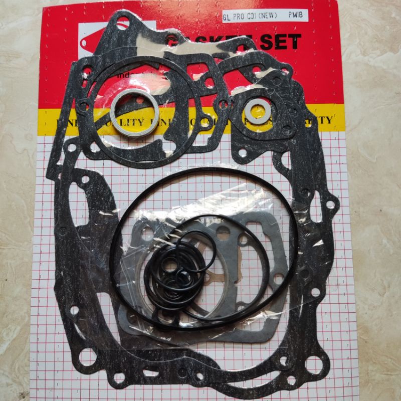Gasket Full Set Series Pack Packing Honda GL Max Pro CDI Black Engine A B