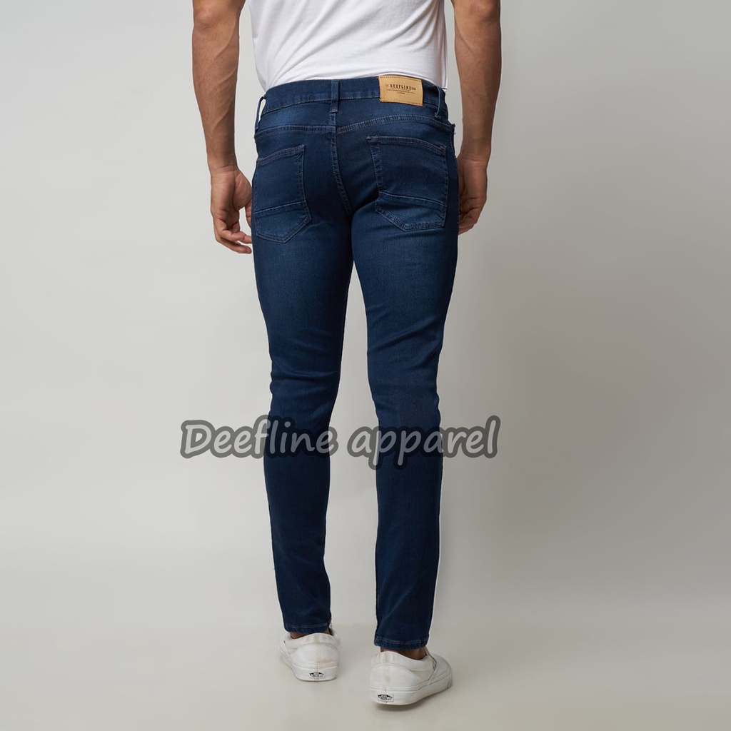 Deefline - Celana Jeans Pria Skinny Slimfit Ripped Jeans BITU TUA