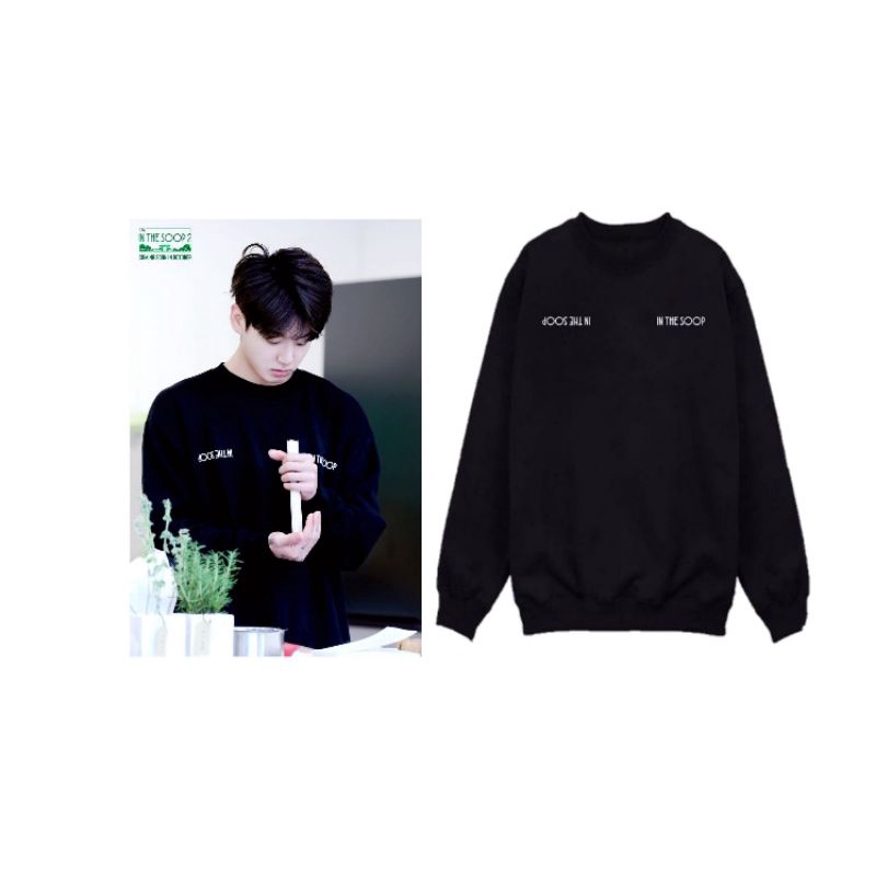 BTS in the soop Jungkook Tulisan Kanan Kiri sweater / kaos