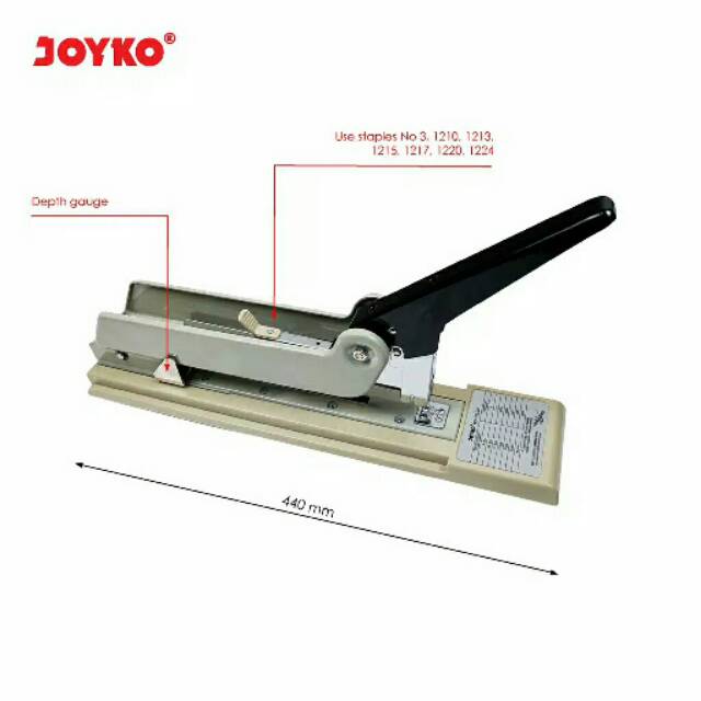

Heavy Duty Stapler Jumbo/Stepler Heavy Duty Joyko HD-12L/24