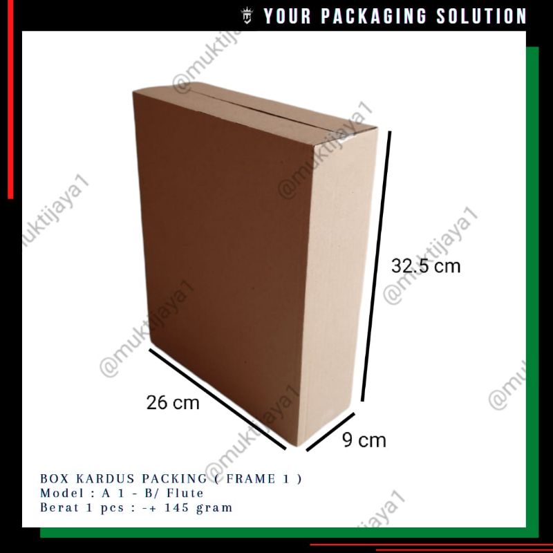 

BOX FRAME 1 • 26x9x32.5cm • Kotak/ Kardus BK
