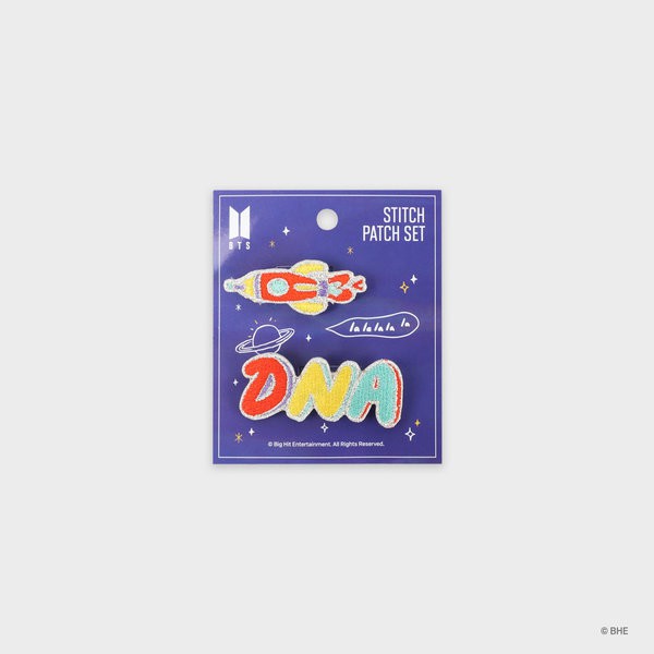 [DP PO] BTS: DNA Merch - Embroidery Pin Badge Set Goods