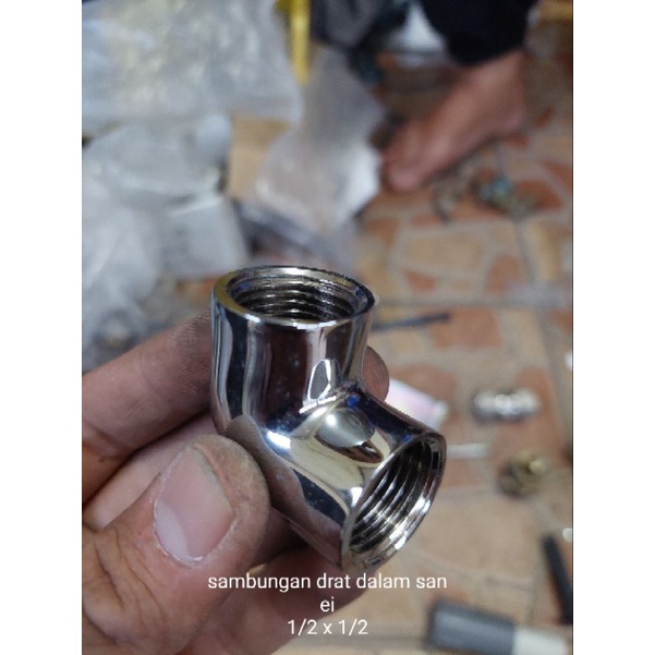 Knee drat dalam 1/2" x 1/2" / knee San Ei drat dalam