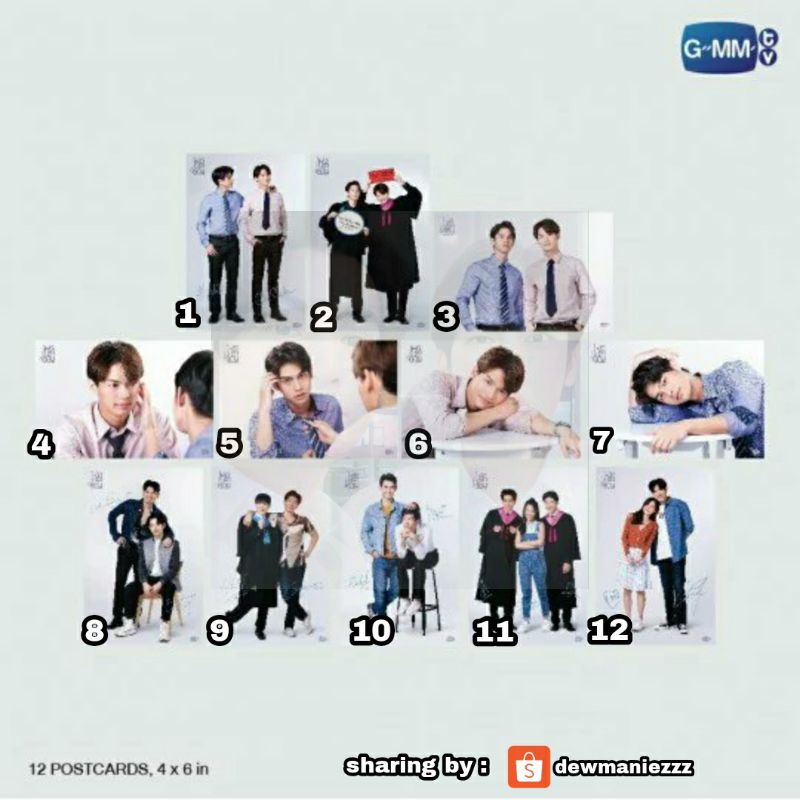 [OPEN SHARING] [READY STOCK] 2GETHER THE MOVIE POSTCARD VERS.2 OFFICIAL