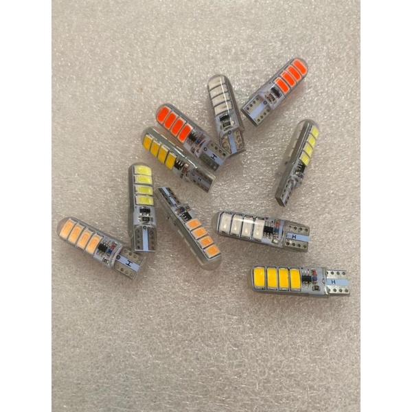 Lampu Sen senja motor mobil 12 volt 8 led nyala kedip