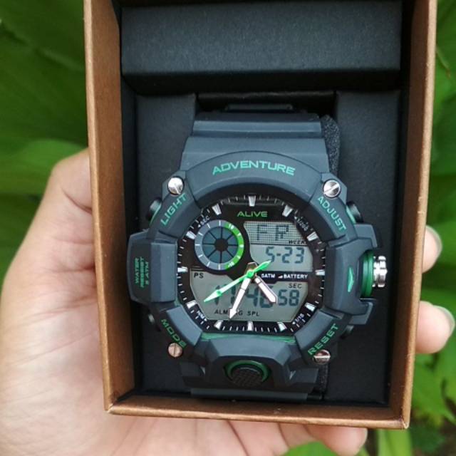 ALIVE iEVAN Black Jam Tangan Pria GPU1202B5 Original Sophie Paris