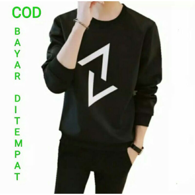 KAOS BABYTERRY LENGAN PANJANG PRIA EDZARD