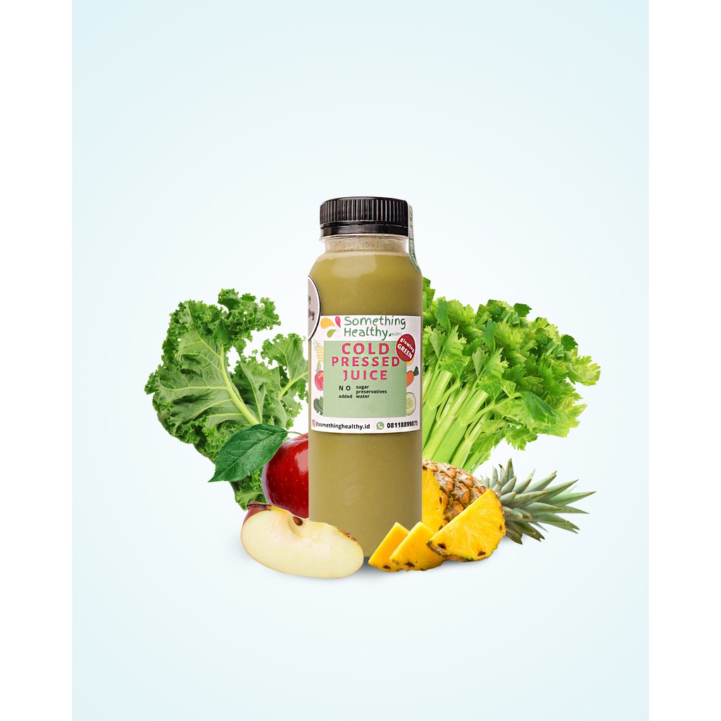 

GLOWING GREEN - JUS – COLD PRESSED JUICE BY SOMETHING HEALTHY