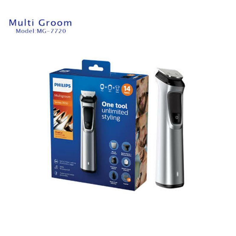 philips multigroom MG7720 Alat cukur MG7720 Philips alat cukur multifungsi