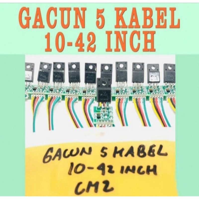 GACUN 5 KABEL TV LED LCD 10-42 inch MODUL PCU