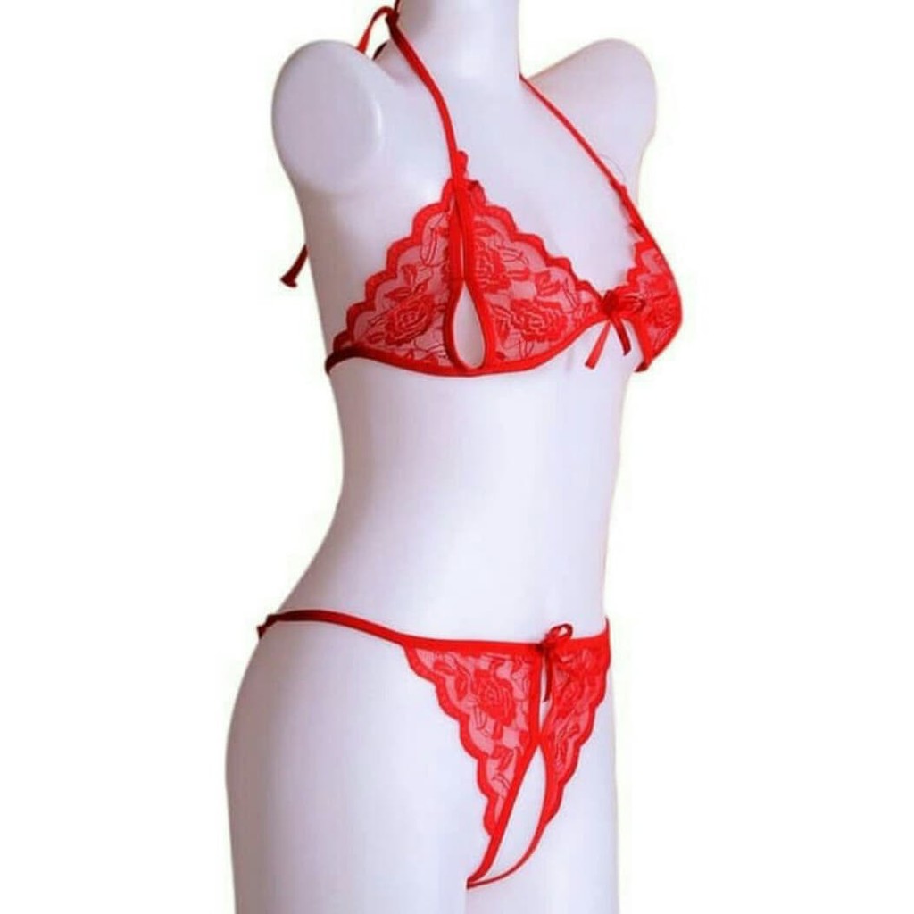 LINGERIE Baju Tidur dengan G-string import