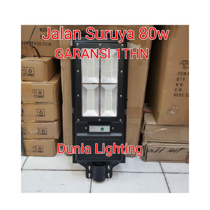 LAMPU JALAN SOLAR CELL 80W PJU TENAGA SURYA 80WATT 80 WATT
