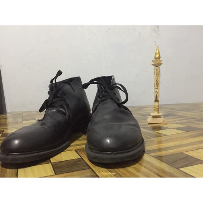 RPM SEPATU HITAM PDH BERTALI PASKIBRA COWOK PRIA SHOES UK 41