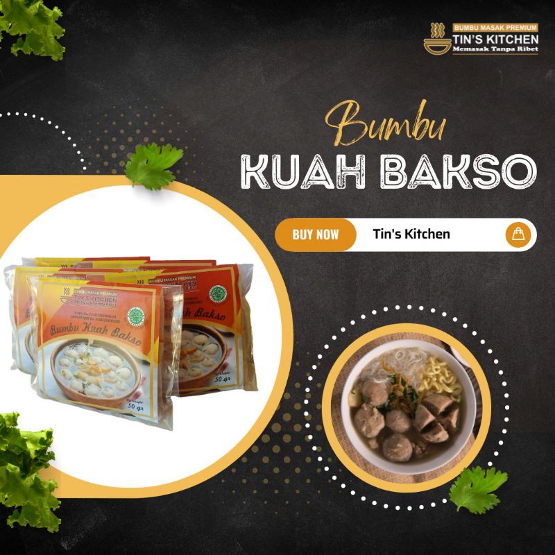 

Bumbu Kuah Bakso - Tin's Kitchen 50 gram