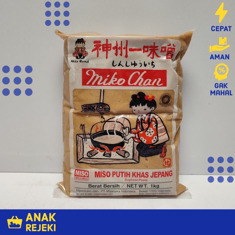 

Shinshuichi Mikochan Miso Soup 1kg - Miso Paste Putih Tauco Miko Chan