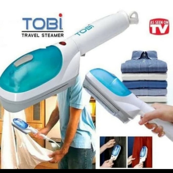 Tobi Setrika Uap Steamer Iron Portable Setrika Travel Pakaian Laundry