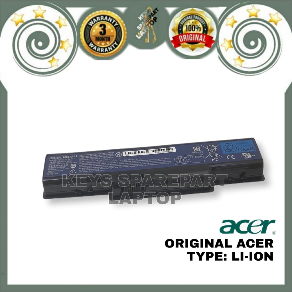 Original Baterai Battery Acer 4736 4740 4310 4520 4710 4720 4730 4920