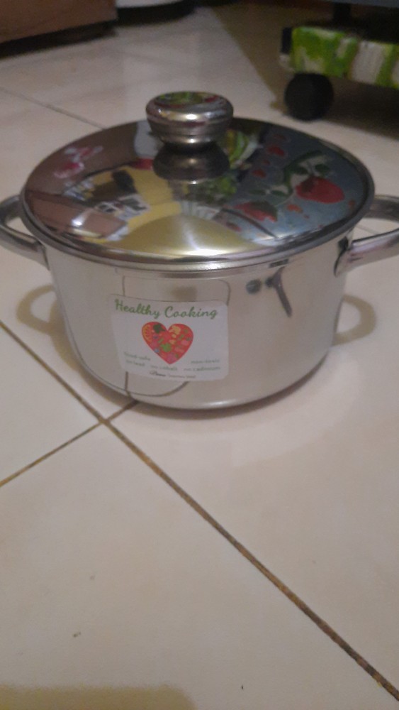 Bima Prima Sauce Pot Panci Stainless Steel 18 Cm | Saucepot 18cm Dengan Tutup