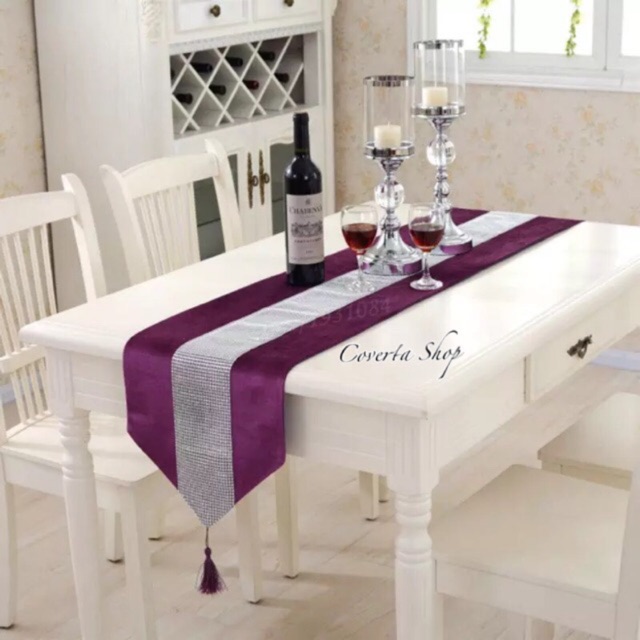 Table Runner Taplak Meja  Panjang  Syahrini Shopee 