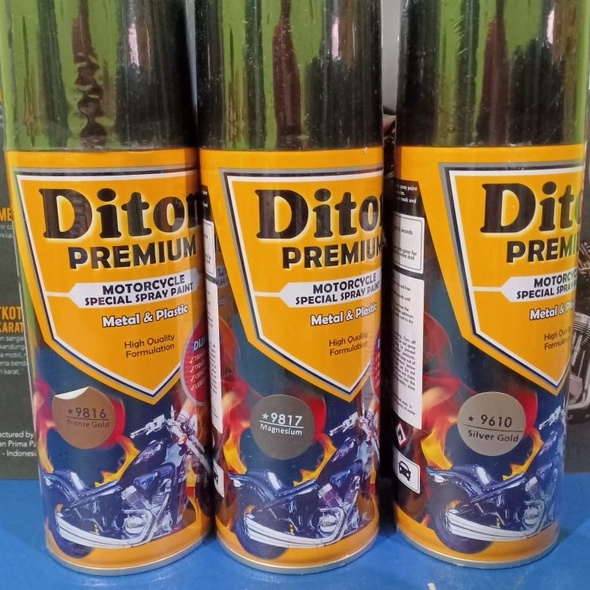 DITON Premium Velg and Engine Parts Colours Pilok Pilox Cat Semprot Warna Pelek dan Mesin (400cc)