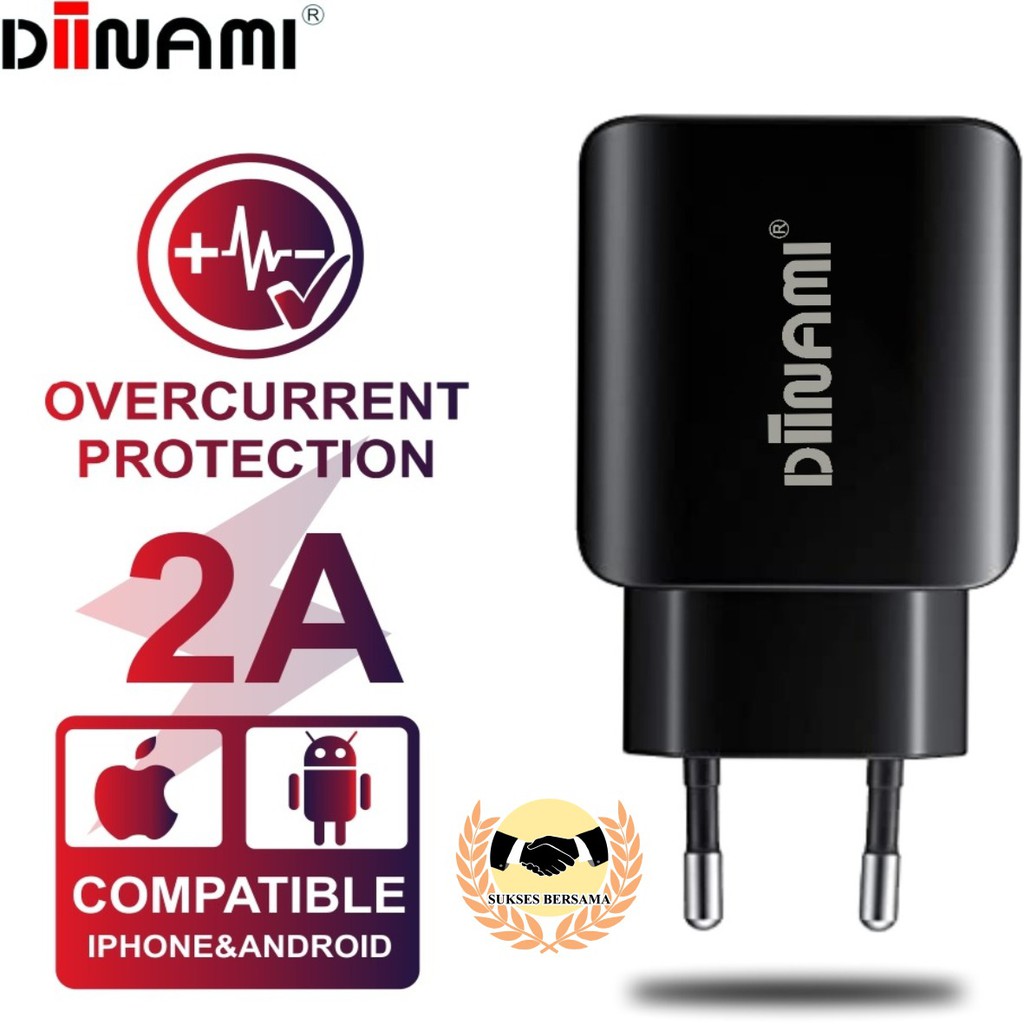Q2 BATOK ADAPTER CASHAN DIINAMI 2.4A  FOR OPPO SAMSUNG REALME XIAOMI VIVO BSB2575