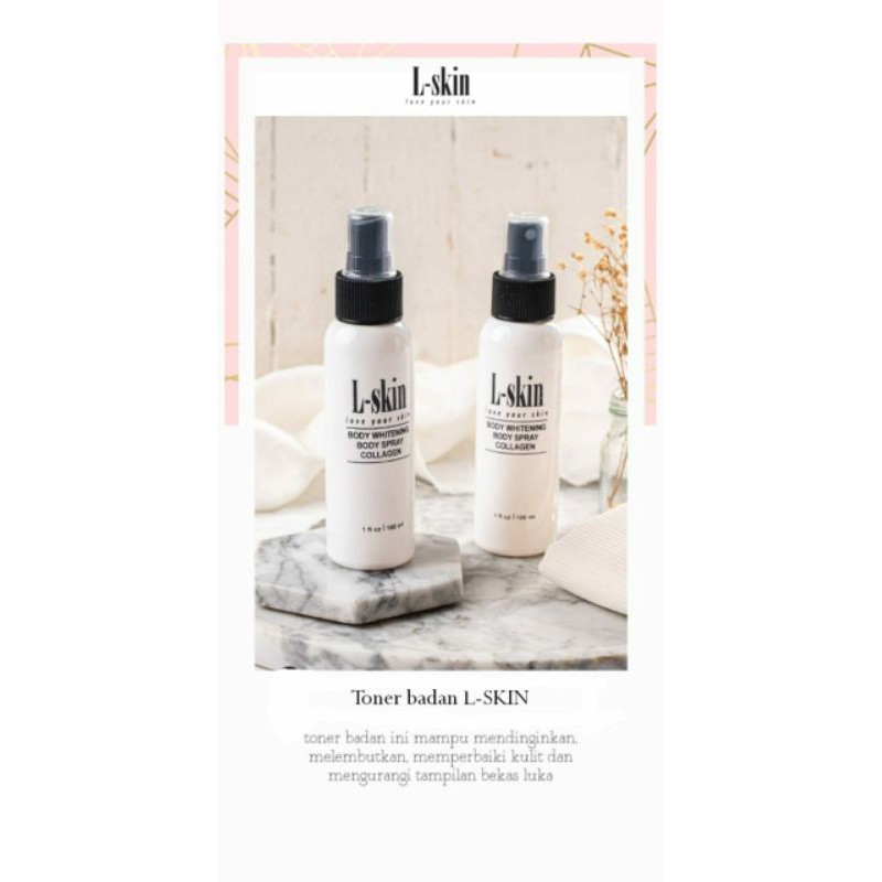 toner body whiteng l-skin