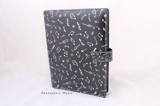 

Binder Musik Unik Black Song Ring Binder Hitam Alat Tulis Kado Hadiah Souvenir Musik