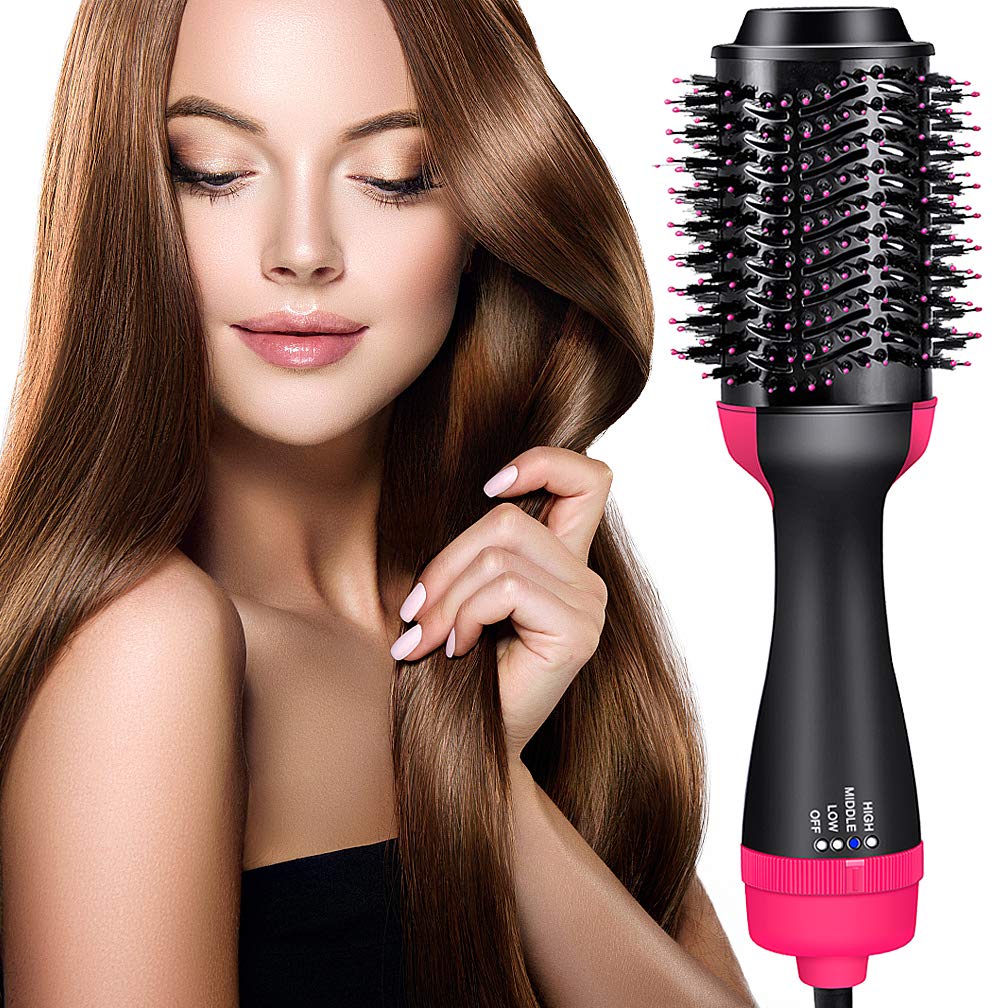 Hair Dryer And Styler Hot Air Brush 3in1 5250 Alat Pengering, Pelurus, &amp; Pengeriting Rambut Murah / Sisir Pengering Rambut 3in1