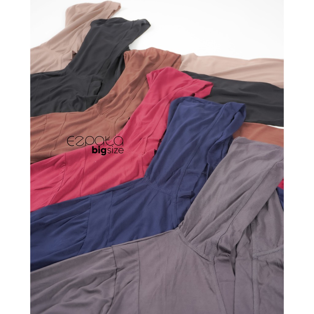 Cardigan Jumbo Wanita XXXXL Cardi Kaos Rayon Kapuchon Penutup Kepala Lengan Panjang