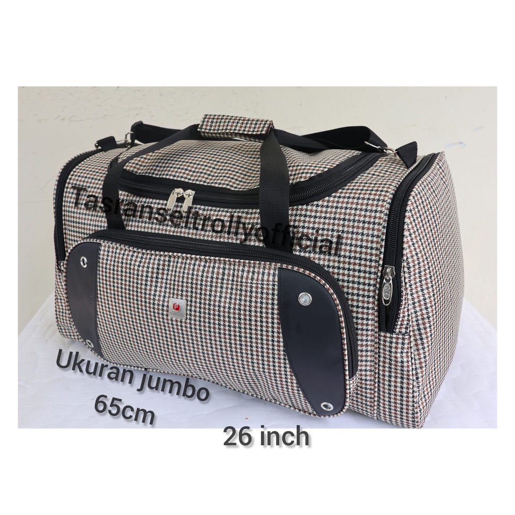Tas Pakaian Travel Bag Polo Interclub 65x32x35 ukuran Jumbo 100%original.