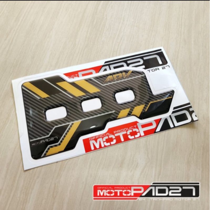 stiker sticker resin timbul cover knalpot honda adv 160