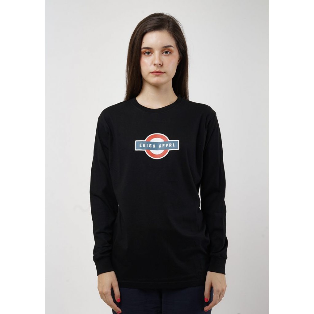  Erigo  Longsleeve Erigo  Apprl Black Shopee Indonesia 