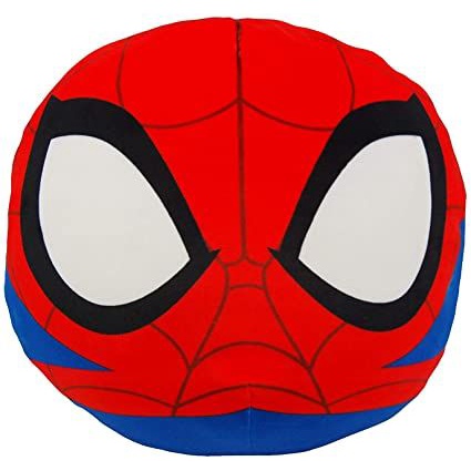 Bantal Karakter Superhero Bulat TERBARU/Boneka Spiderman Iron Man Hulk Captain America