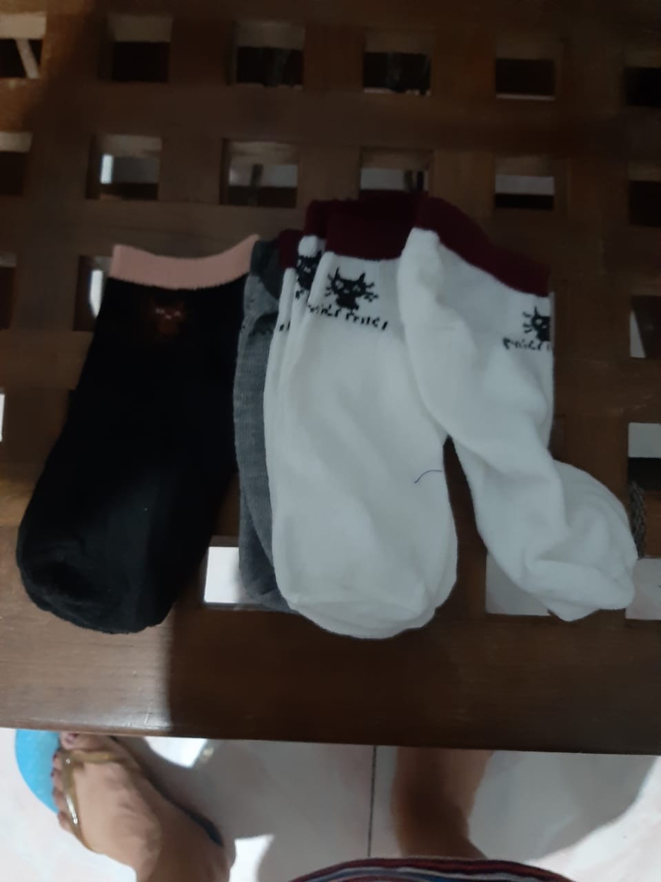 [termurah] 10pcs Kaos Kaki Ankle Brown Line+tas Logo Brown Line Kaos Kaki Import