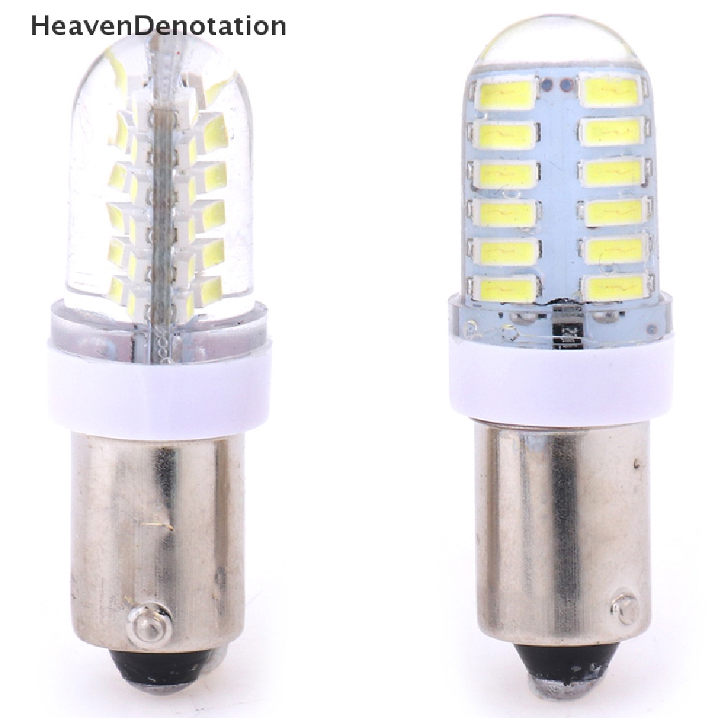 2pcs Lampu Led Ba9S T11 T4W 3014 24smd 12v Warna Putih Untuk Interior Samping Mobil