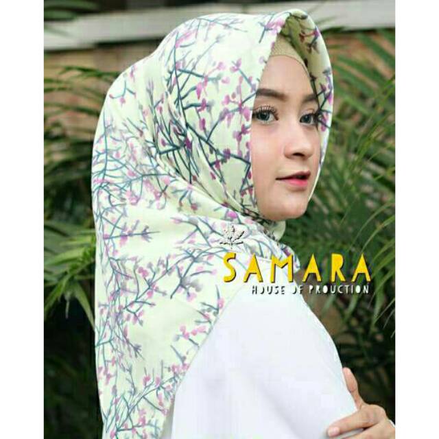 MAXMARA SQUARE MOTIF BUNGA