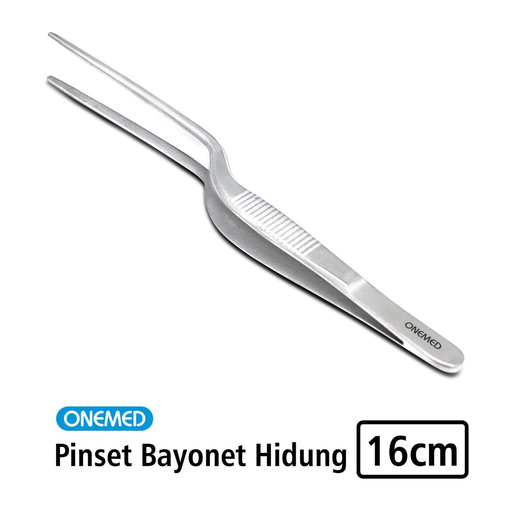 Pinset Bayonet Hidung 14cm Stainless Steel Onemed OJ