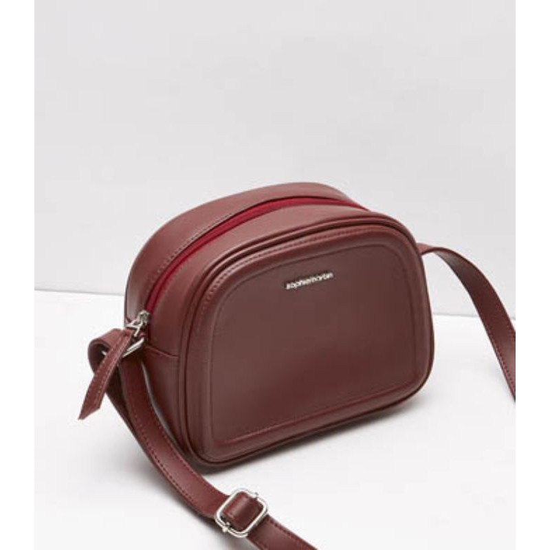 Tas selempang Sophie Paris marloue maroon bag