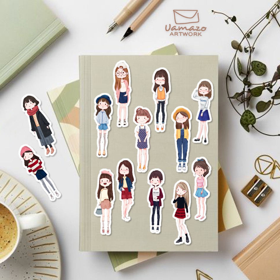 

Sticker Tumblr / Hi Girls / Sticker Pack / Sticker Lucu / Sticker Aesthetic / Sticker Scrapbook