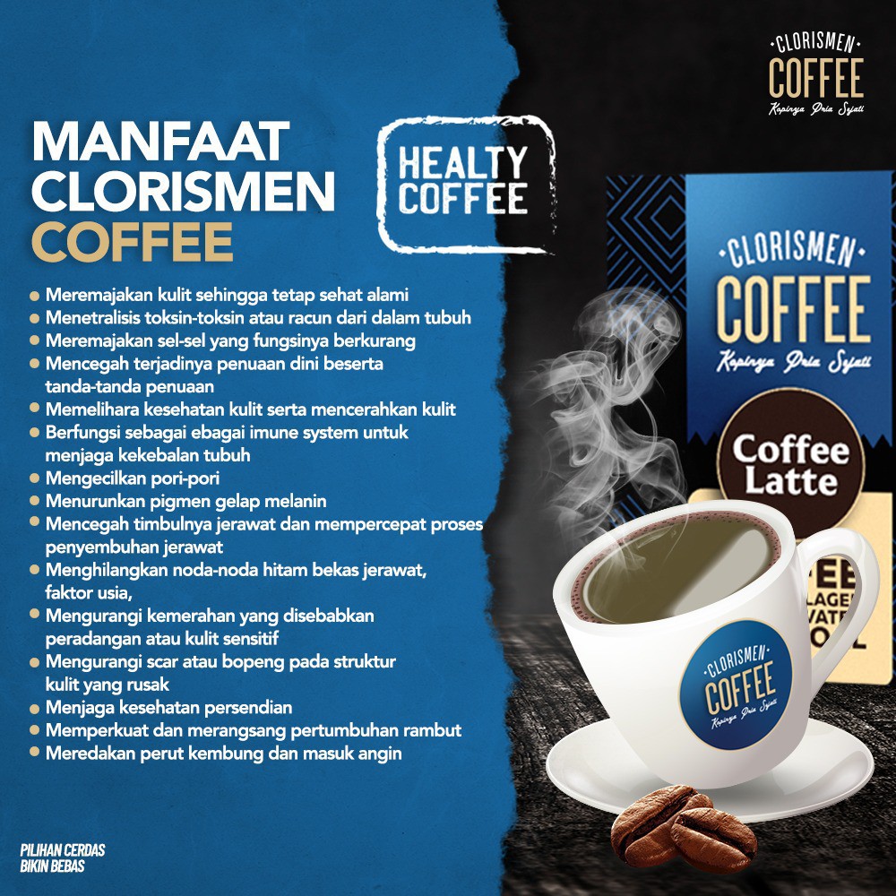 Clorismen Coffee Minuman Colagen Khusus Pria / Clorismen Kopi