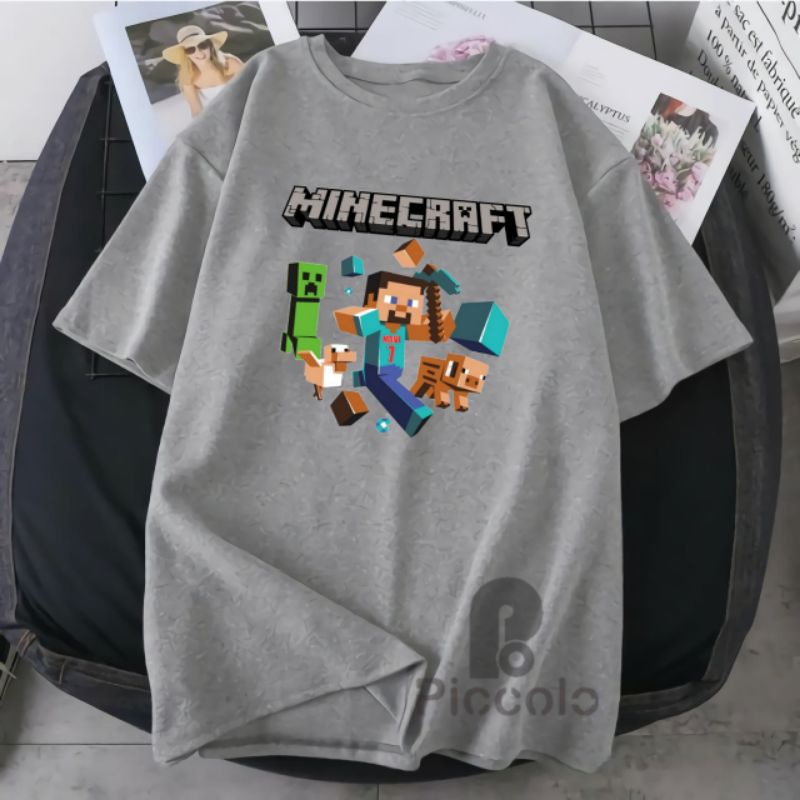 baju kaos anak minicraf unisex bahan premium