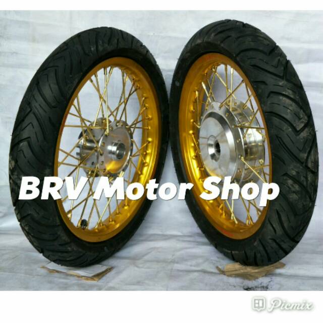 Velg Vario Beat Scoopy Mio Spin Skywave Dll Velg Ring 14 Paket Ples Ban Siap Pansag