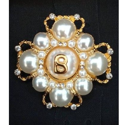 BOOKED READY Royale Brooch Buttonscarves
