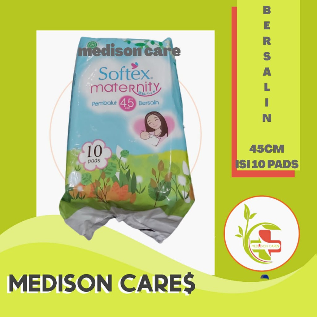 softex maternity bersalin 45 cm | 10 pads