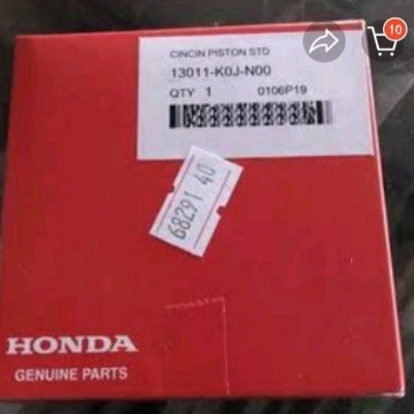 ring piston Genio K0J 13011 K0J N00 asli honda